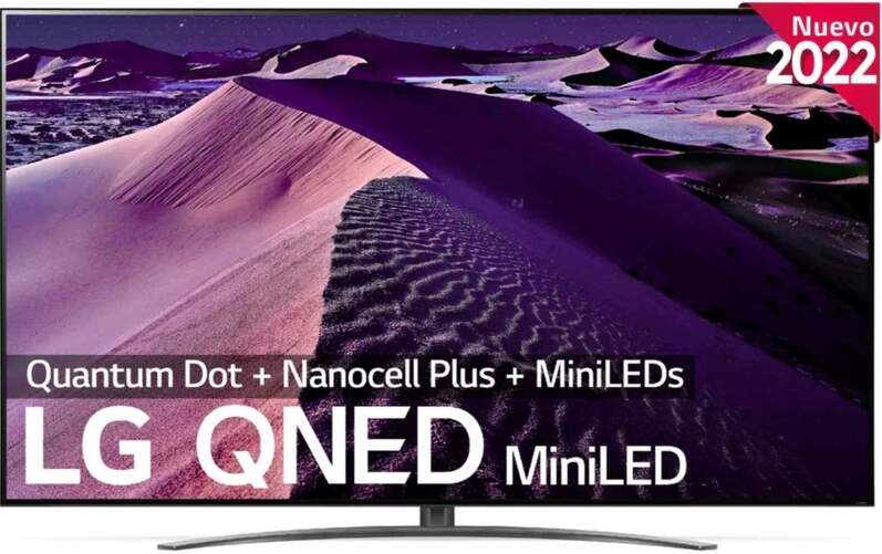 TV 75" QNED MiniLED LG 75QNED866QA - 4K 120Hz, SmartTV, A7 Gen5 IA, Dolby Vision/Atmos 40W, HDMI 2.1
