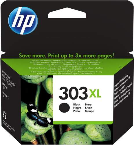 Cartucho de tinta HP 303 XL - Color negro