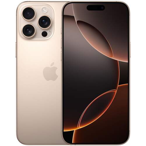 Apple iPhone 16 Pro Max 1 TB Desert Titanium - 6,9", Neural Engine A18 Pro, Cámara 48+48+12 MP