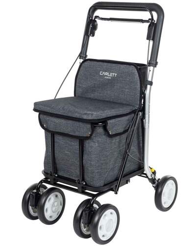 Carrito de la compra Carlett Comfort Ice - Color gris oscuro