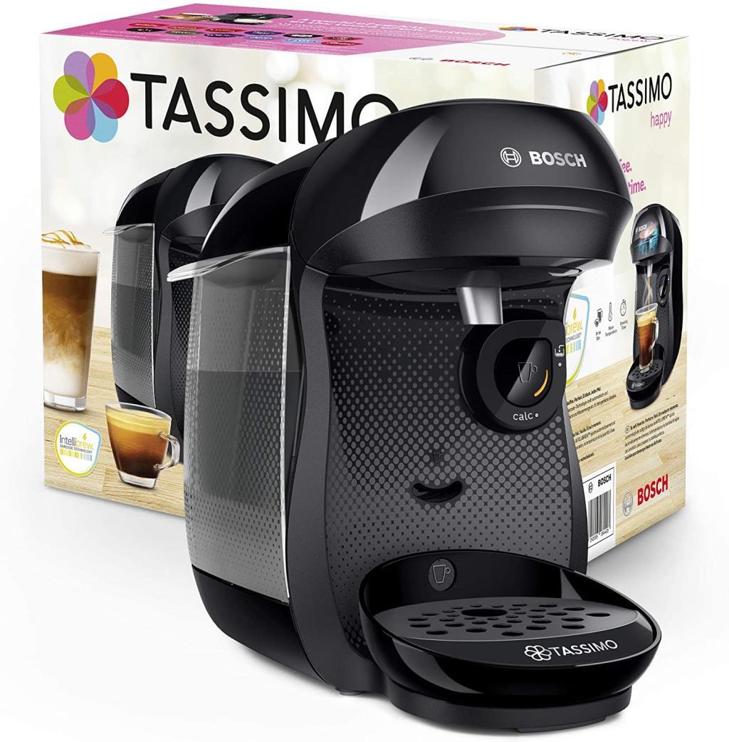 Cafetera Bosch Tassimo Happy TAS1002 Negra | 1400W, 0.7L | Mi Electro