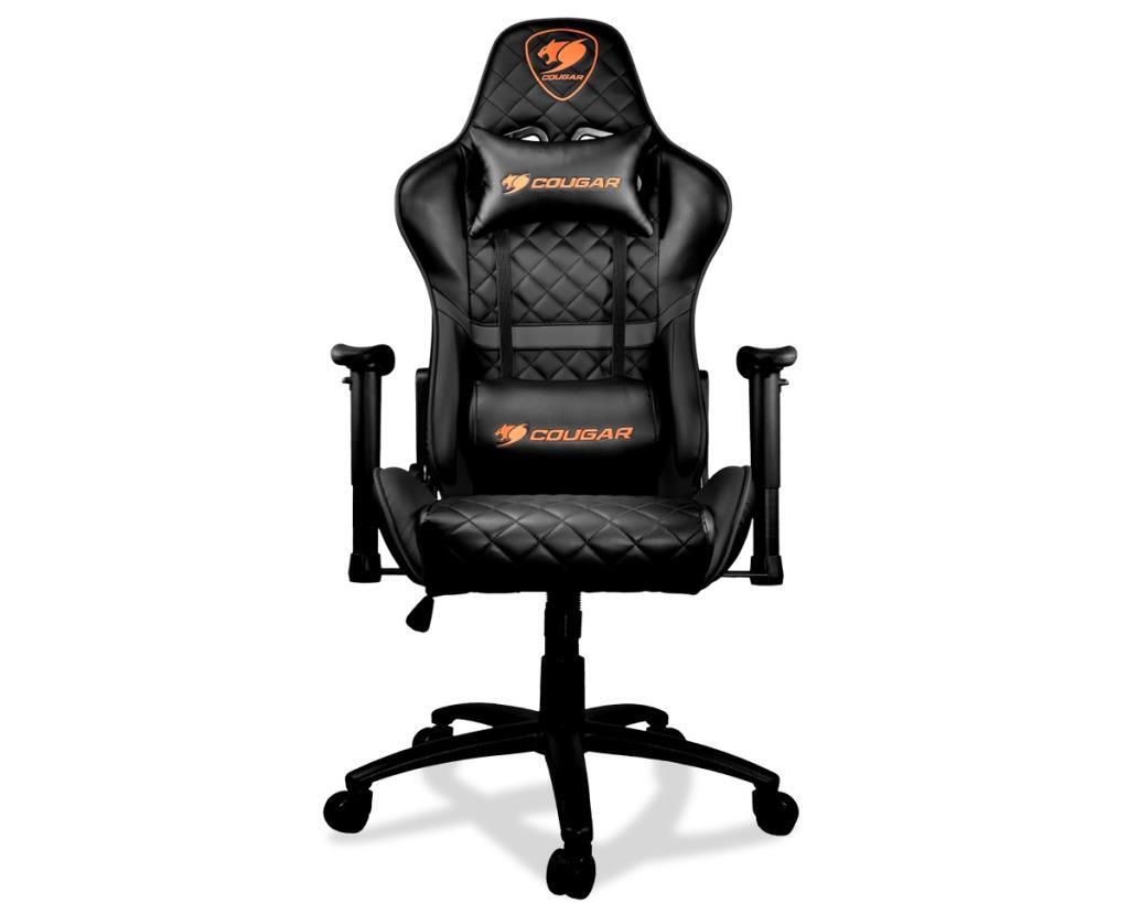 Silla Gaming Cougar One Armor - Negra, soporta 120kg