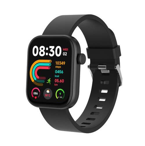 Smartwatch Denver SWC-185B Negro - 1,85" AMOLED, Bluetooth, 144 h autonomía, IP67