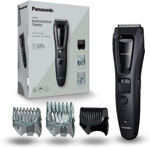 Cortapelo Barbero Panasonic ER-GB62-H503 - Batería Recargable, Peines Guía, Accesorios