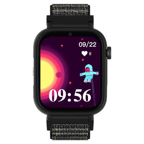 Smartwatch DCU Kids Pro - Negro + Tela Negra, pantalla AMOLED de 4,7", 280 mAh