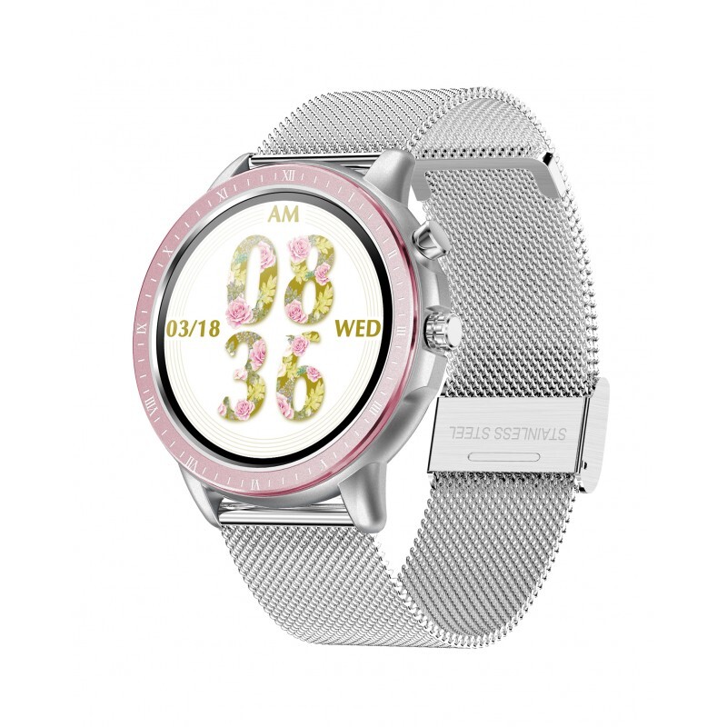 SmartWatch DCU Metal Silver - 1.3", 23 Modos Deporte