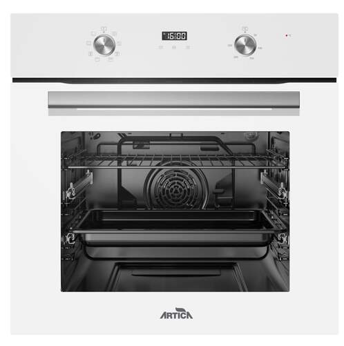 Horno Artica AHB7008W - 70 litros, Multifunción, con Display, Cristal Blanco