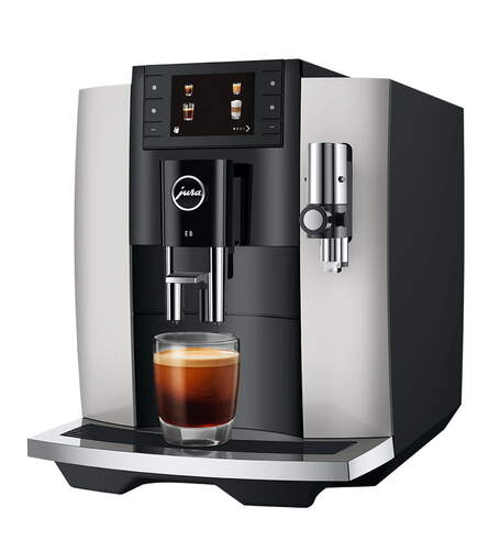 Cafetera Superautomática Jura E8 15582 - 1450 W, 15 bar, 17 programas, platino