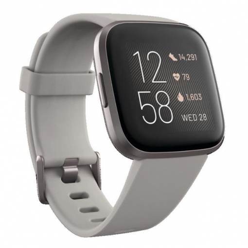 Smartwatch Fitbit Versa 2 Gris - Acelerómetro, Ritmo Cardiaco