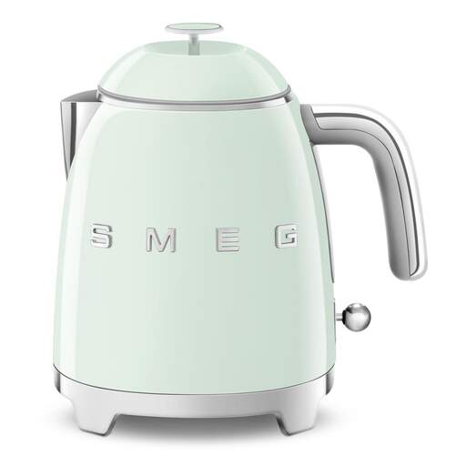 Hervidor Mini Smeg KLF05PGEU Verde Pastel - 1400W, 0.8 Litros, Apagado Automático