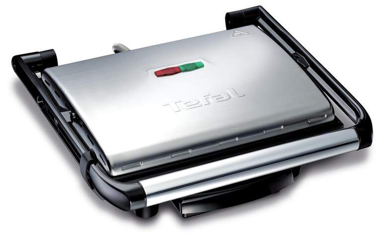 Grill Tefal GC241D - 2000W,29x26cm,  Acero Inoxidable, fácil limpieza