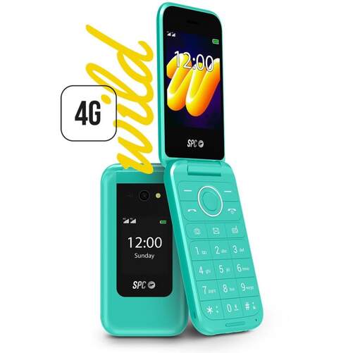 Teléfono Movil SPC Wild 2336N - 2,8", 1600 mAh, Bluetooth 5.0, Cámara 2 MP, Verde