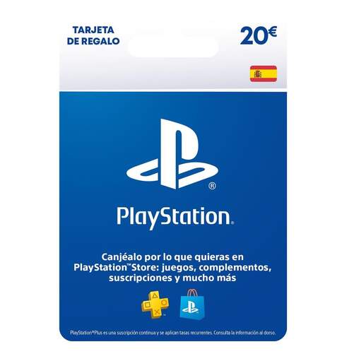 Tarjeta Prepago PlayStation Live Card Dual - Valor de 20€