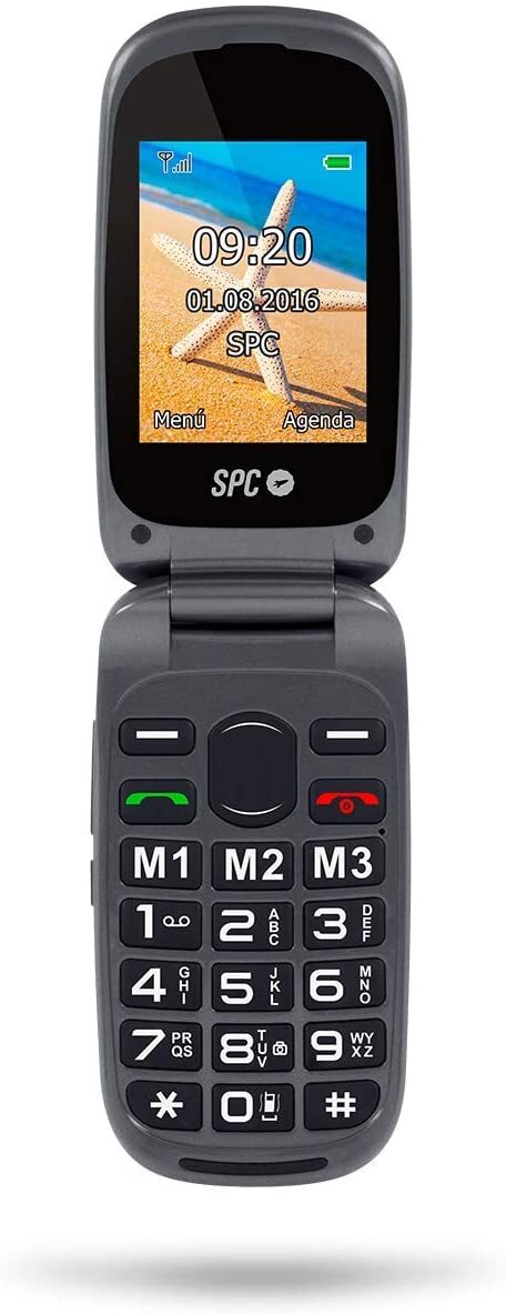 SeniorPhone SPC Harmony Negro - Pantalla 2.4", Radio FM