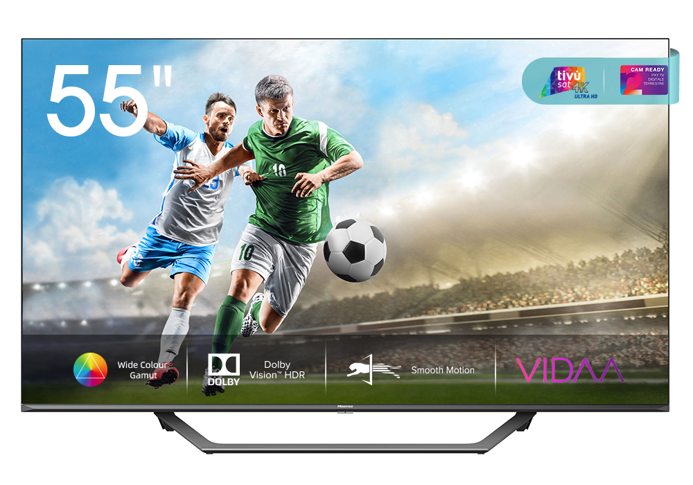 TV 4K Hisense 55A7500F - UHD, Smart TV