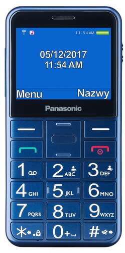 Teléfono movil Panasonic KXTU155EXCN 5 Azul - Incluye base de carga