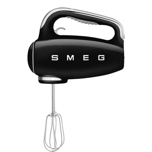 Batidora Amasadora Smeg HMF01BLEU - 9 velocidades, 250 W, Negro