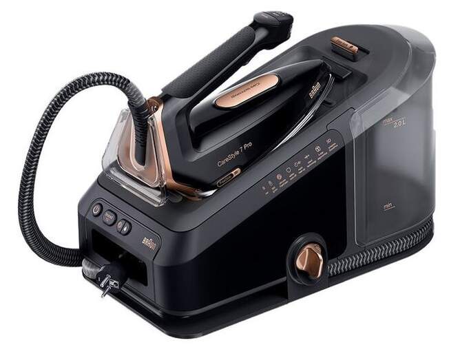 Centro Planchado Braun CareStyle 7 Pro IS7286BK - 2700W, Vapor 190-650gr/min, 8 Bares, 2 Litros