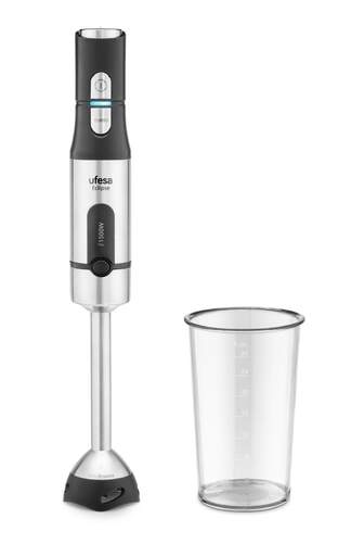 Batidora Ufesa Eclipse - 1500 W, 800 ml, Inox, Negro