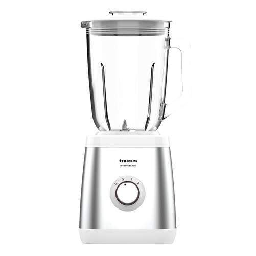 Batidora Vaso Taurus Optima Pure - 1500W, Jarra 1.5 Litros Cristal, 2 Velocidades+Pulse