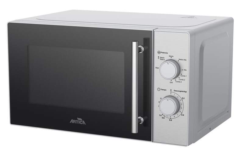 Microondas Artica AMW2082XG - 20 L, Grill, 700 W, Inox