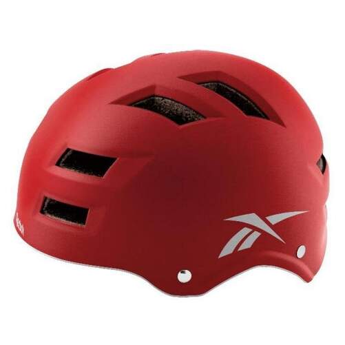 Casco Reebok Freestyle-Scooter MTV01 - Talla M, Unisex, Rojo Mate