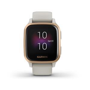 Garmin Venu Sq music edition dorado gps reloj inteligente con beigerosa smartwatch oro rosa deportivo bluetooth hasta 6 autonomía blanco multideporte integrado frecuencia actividad sueño gold correa nfc light sportwatch 37 mm 3.3 1.3