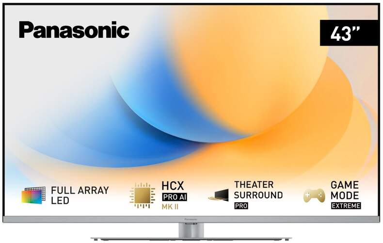 TV Panasonic 43" TV43W93AE6 - 4K Ultra HD, Full Array, Fire TV, HDR10+ Adaptive, Dolby Atmos