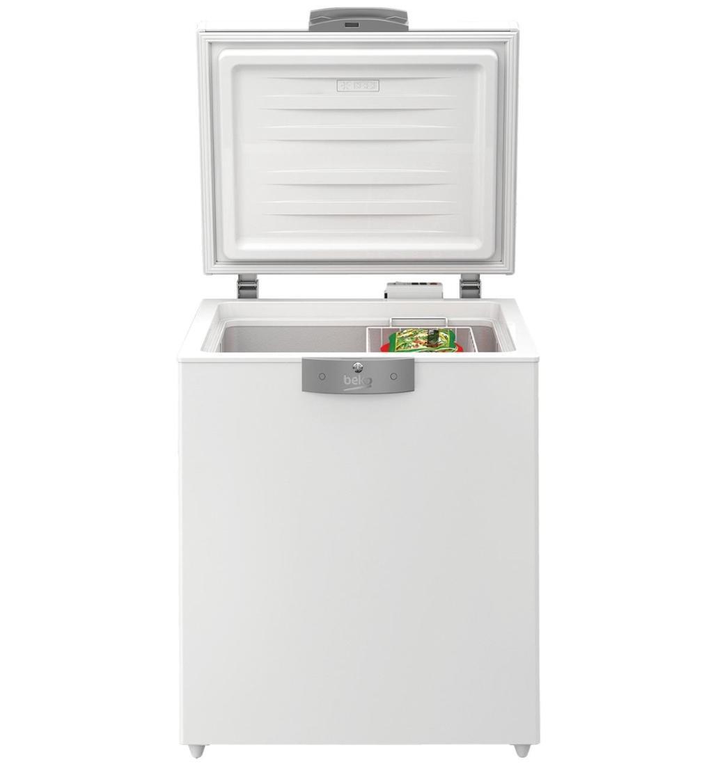 Congelador Horizontal Beko HS221520 - A+, 75cm, 208 L, Cíclico, Blanco