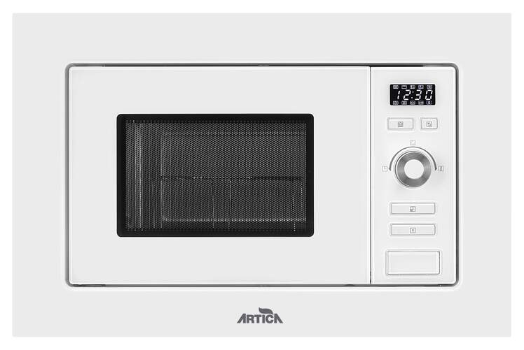 Microondas Artica AMW204580IDW - Integrable, con display, 20 litros, blanco