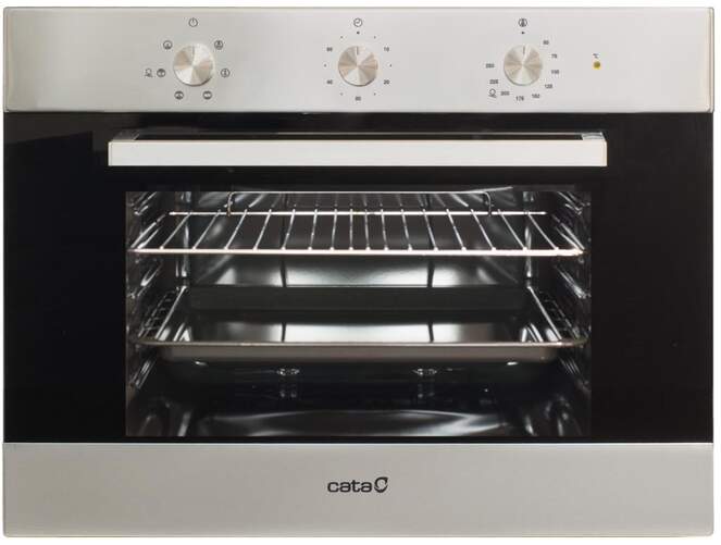 Horno compacto Cata ME4006X - 45cm, AquaSmart, 6 Funciones, Mecánico, Inox