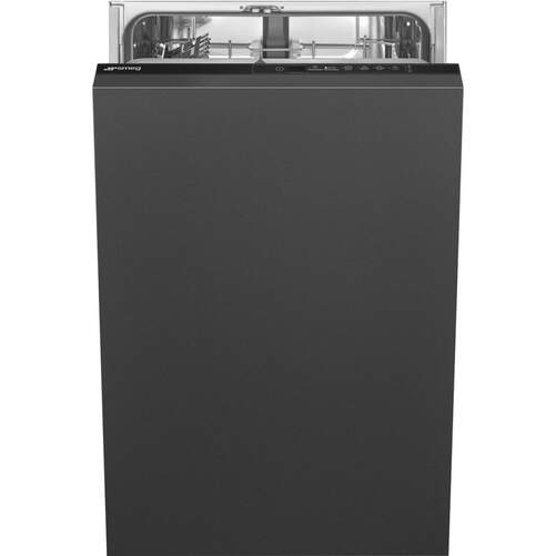 Lavavajillas Smeg ST4512IN - 45 cm, 9 Servicios, Clase C, Negro, Integrable,