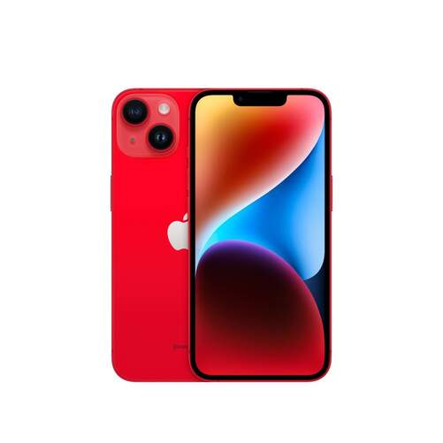 Apple iPhone 14 Plus 6/256 GB Rojo - 6,7", Apple Neural Engine A15, 12+12 MP, Bluetooth 5.3