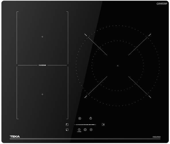 Placa Inducción Teka IBF63210SSMBK 112520050 - 3 Zonas+ Flex, 3600 W, Negro