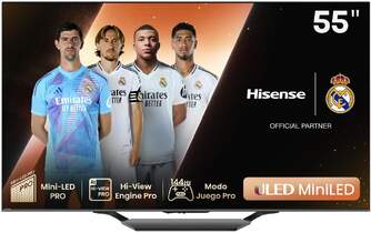 TV HISENSE 55%%%quot; 55U7NQ UHD MINILED ULED QLED 144HZ