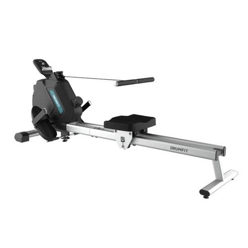 Máquina Remo Cecotec Drumfit Rower 5500 Regatta - Inercia 5,5 kg, display LCD, reposapiés