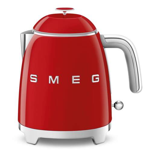 Hervidor Mini Smeg KLF05RDEU Rojo - 1400W, 0.8 Litros, Apagado Automático