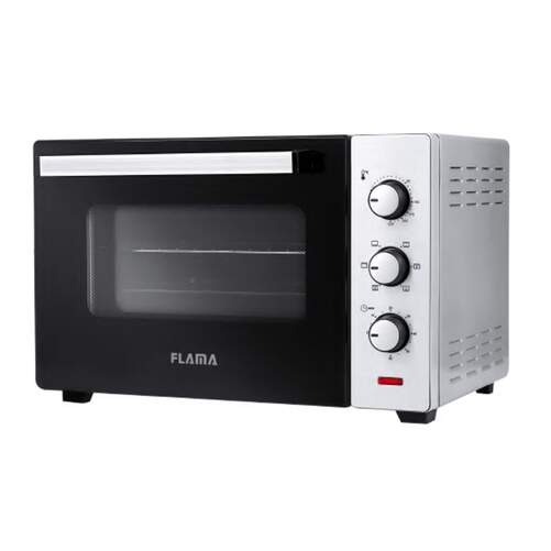 Horno Sobremesa Flama 1578FL - 1600W, 38 Litros, Temporizador, Acero Inox