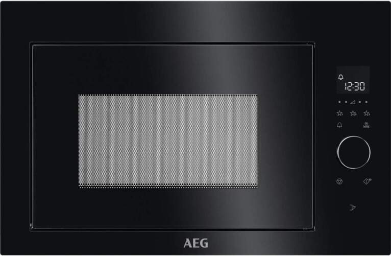 Microondas Integrable AEG MBE2657SEB - 900W, 26 Litros, 5 Potencias, 3 Funciones, Negro