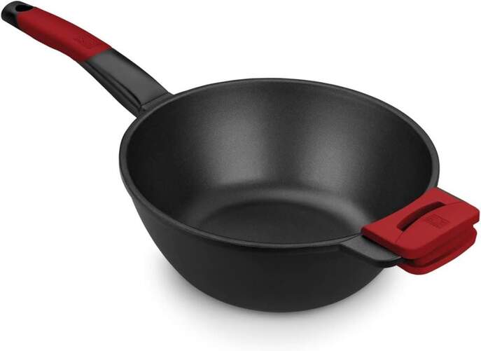 Sartén BRA Premiere Rojo - Wok de 28cm de diámetro