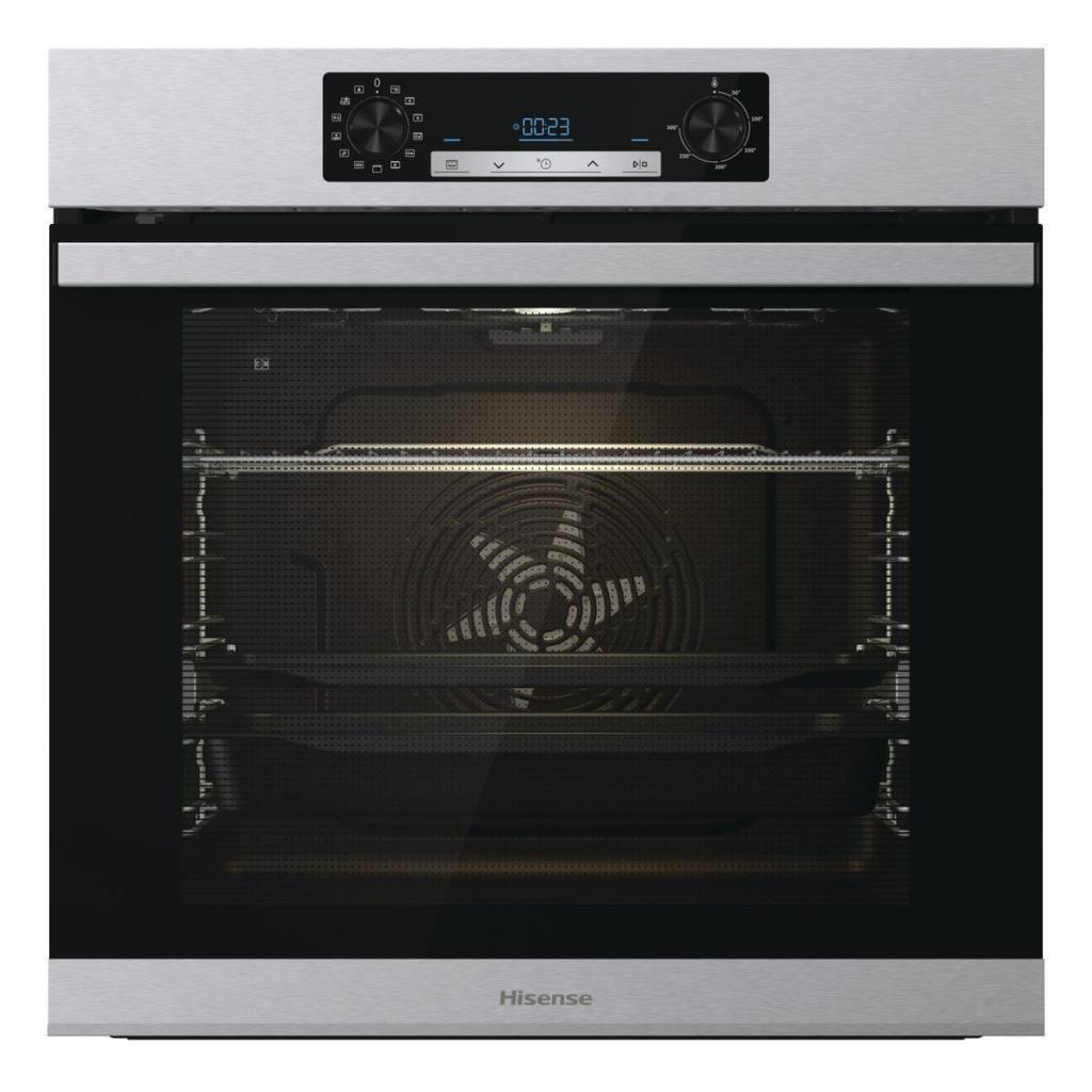 Horno Pirolítico Hisense BSA65226PX - Clase A+, 77L