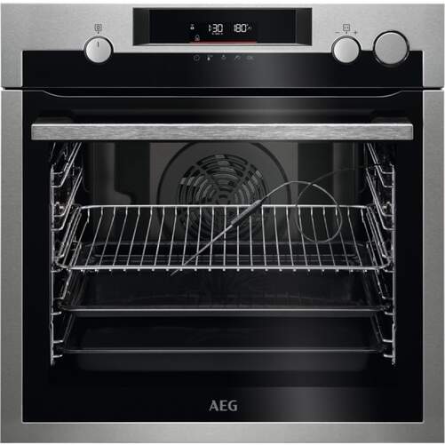 Horno Pirolítico AEG BSS578271M - Sonda térmica, 72 L, A+, Integrable, LED, Negro