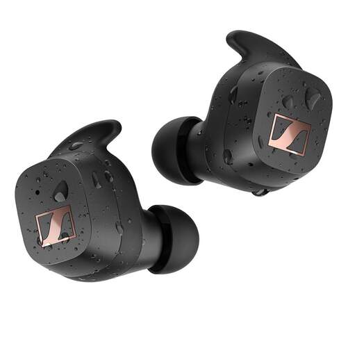 Auriculares Sennheiser CX200 Sport True Black - 9h autonomía (27h con estuche), 100-10 kHz, 110 dB