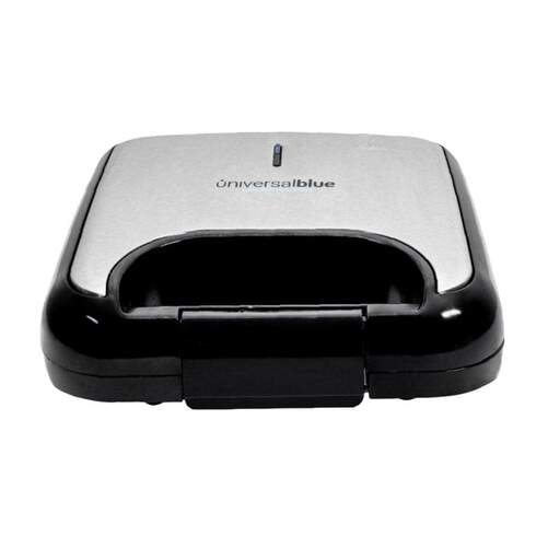 Sandwichera Universal Blue Spicy Grill Plus 5008X - 800 W, 3 Placas, Inox, Negro