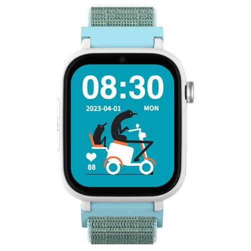 Smartwatch DCU Kids Pro - Negro + Tela Verde, pantalla AMOLED de 4,7", 280 mAh