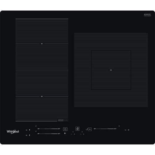 Placa de inducción Whirpool WFS9560NE - 3 zonas, 60 cm, 7200 W