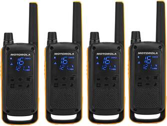 WALKIE TALKIE MOTOROLA T82 EXTREM QUAD PACK