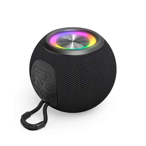 Altavoz Hama 00188237 Ball Shape Mono - Alámbrico e Inalámbrico, Manos Libres, Negro