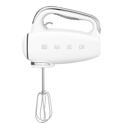 Batidora amasadora Smeg HMF01WHEU - De mano, 250 W, 9 Velocidades, Blanca