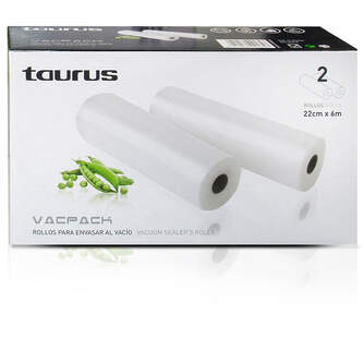 BOLSA  ENVASADORA TAURUS ROLLO 2UDS 22x6